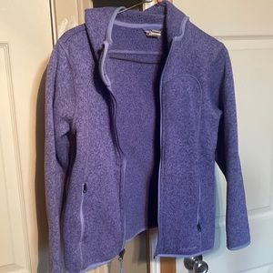 Girls sweater fleece jacket